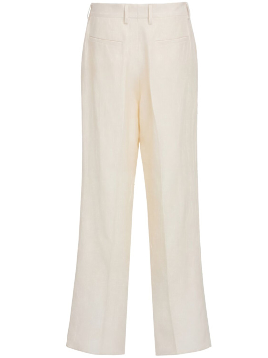 Laneus: Viscose & linen pants