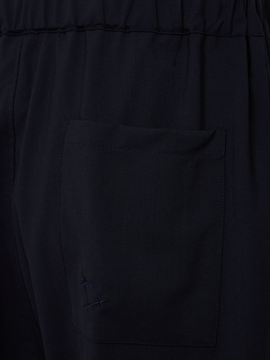 Laneus: Stretch wool pants