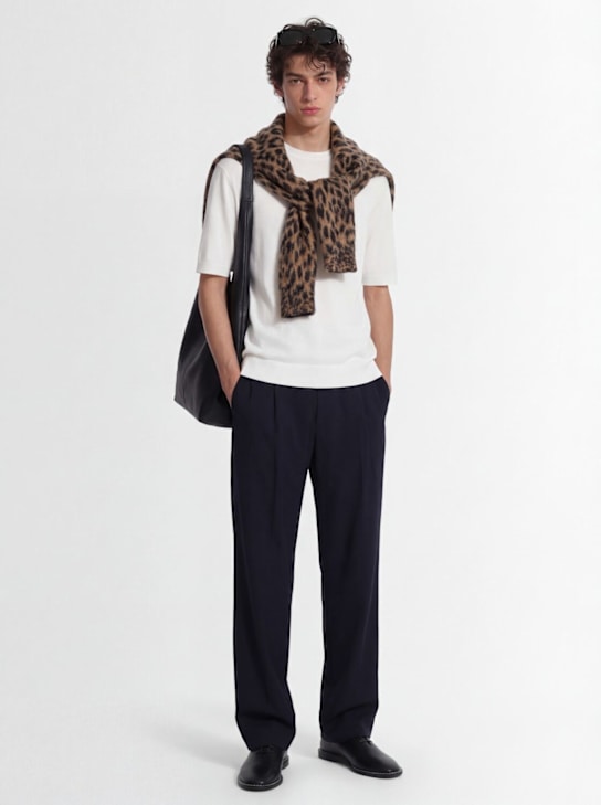 Laneus - Stretch wool pants