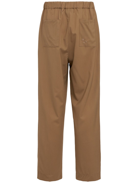 Laneus: Stretch wool pants