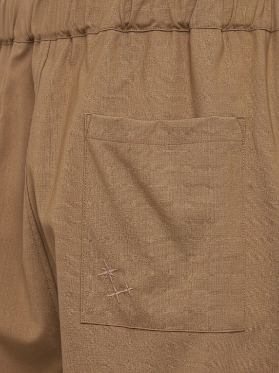 Laneus: Stretch wool pants
