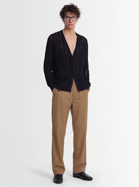 Laneus - Stretch wool pants