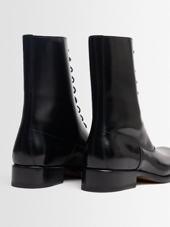 The Row: Kai leather lace-up boots