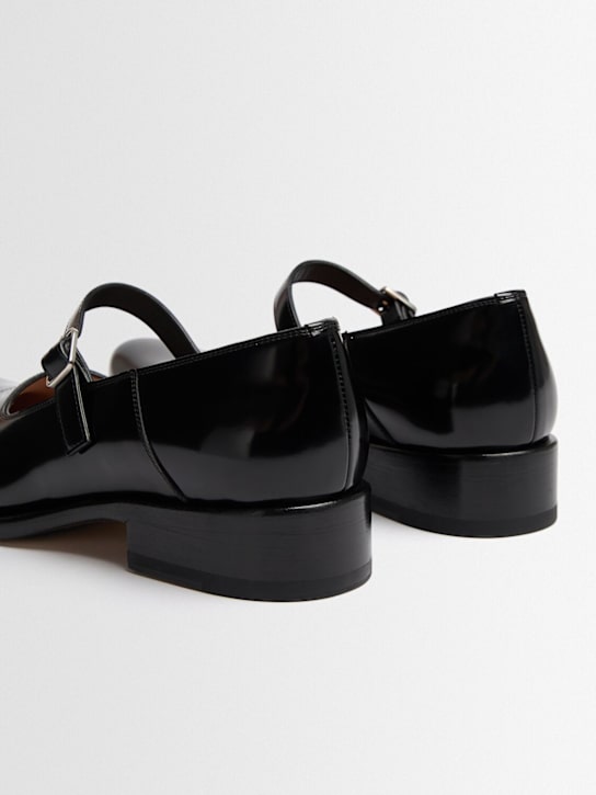 The Row: Kai leather Mary Jane flats