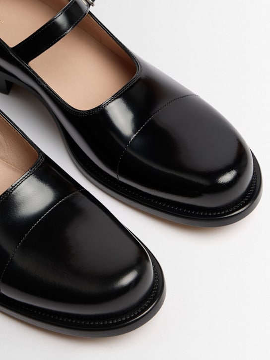 The Row: Kai leather Mary Jane flats