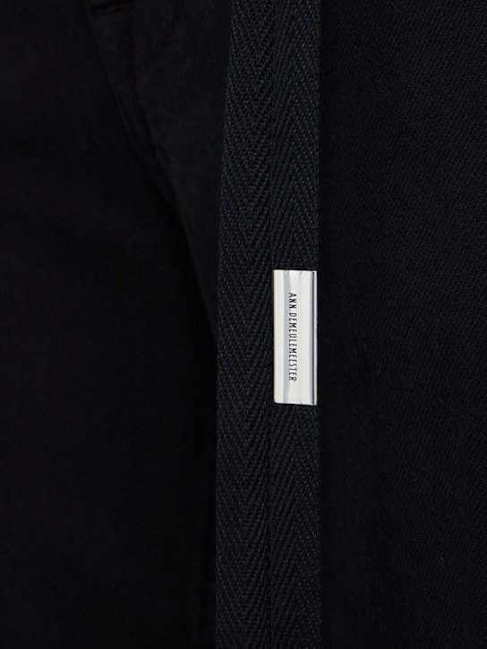 Ann Demeulemeester: Vive 5-pocket straight cotton pants