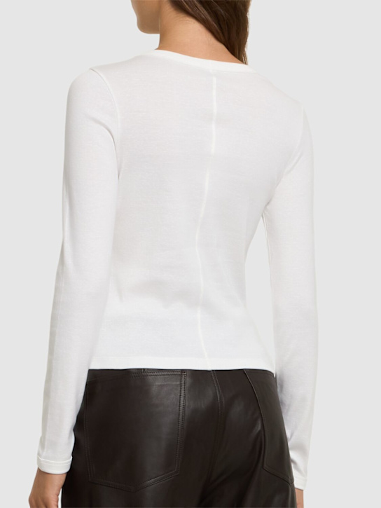 Flore Flore: T-shirt Max Tee in cotone organico a costine