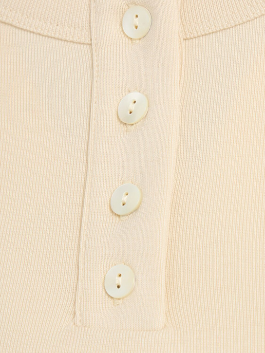 Flore Flore: T-shirt in cotone Jess a maniche lunghe