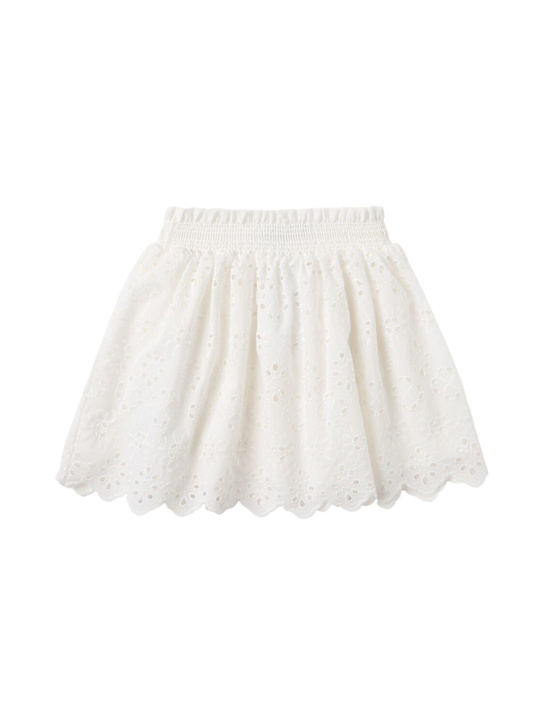 The New Society: Cotton blend skirt