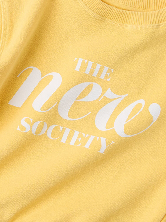 The New Society: Printed cotton sweatshirt