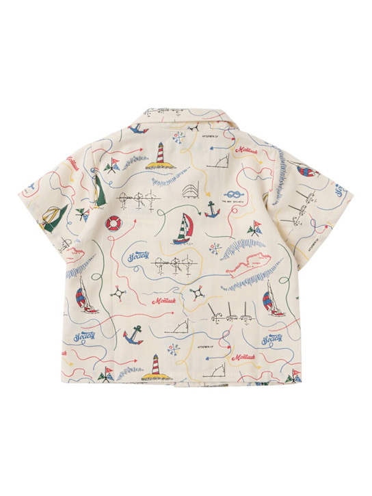 The New Society: Printed cotton shirt