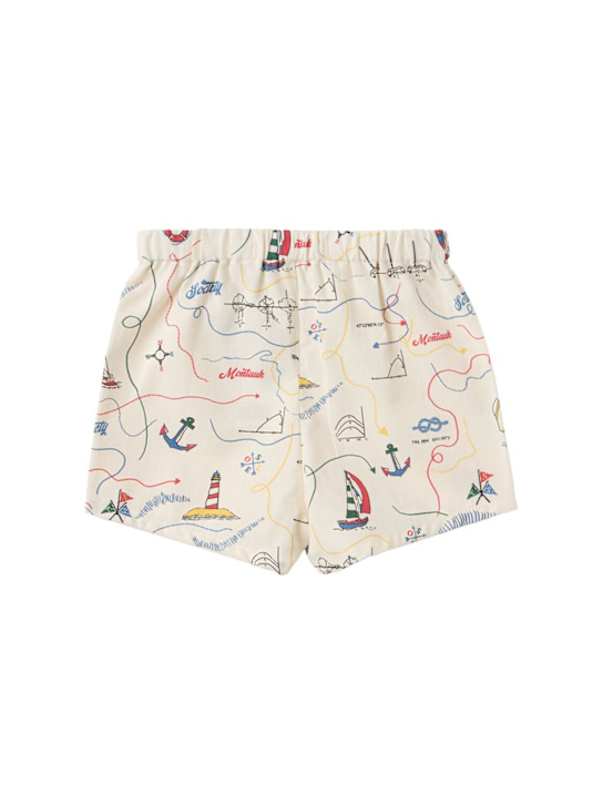 The New Society: Printed cotton shorts