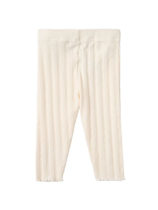 The New Society: Printed cotton blend leggings