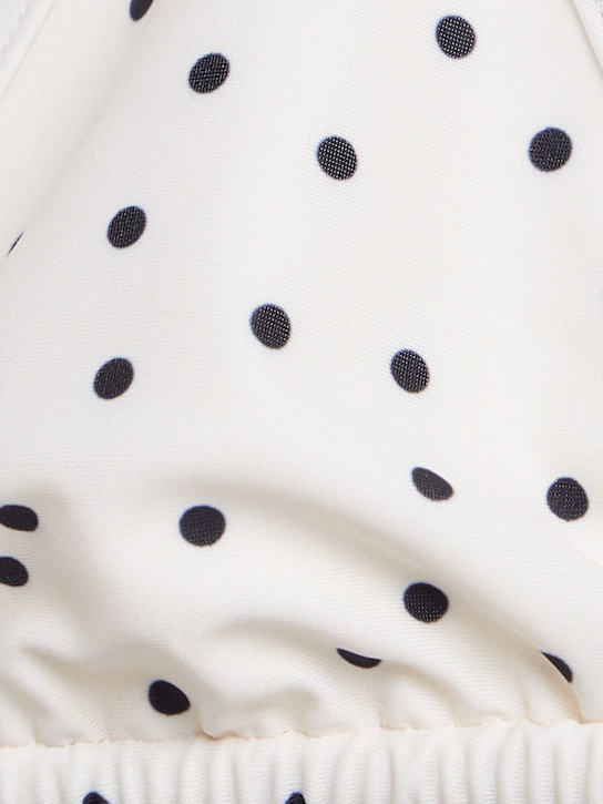 BY MALENE BIRGER: Astrida triangle polka dots bikini top