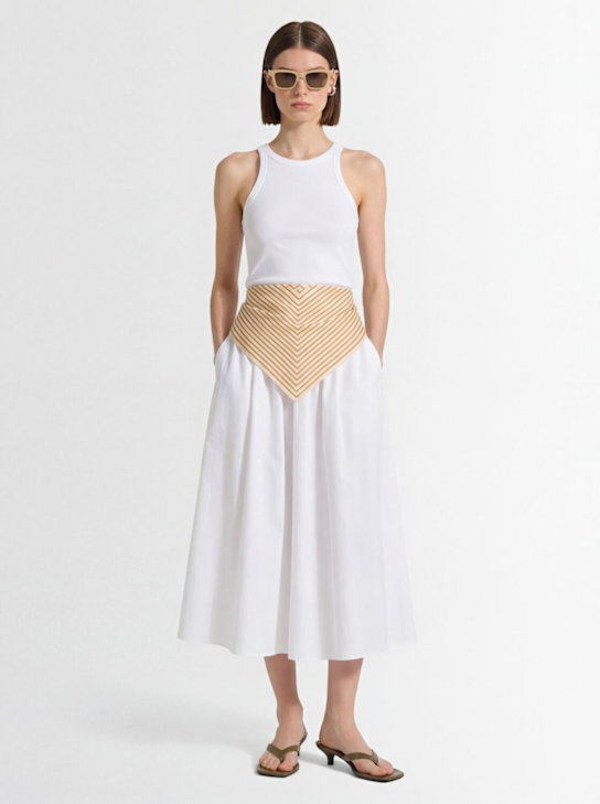 FABIANA FILIPPI - Poplin midi skirt