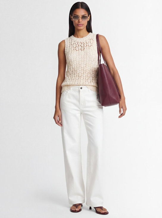 FABIANA FILIPPI - Sequined diamond stitch tank top