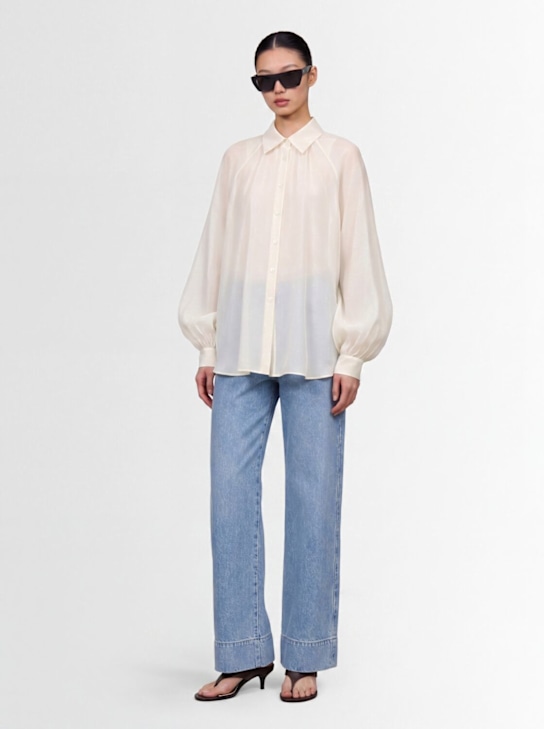 LUISA SPAGNOLI - Bergamina silk shirt