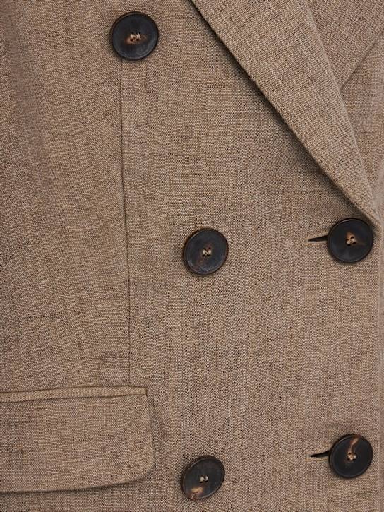 LUISA SPAGNOLI: Vittorio linen blazer