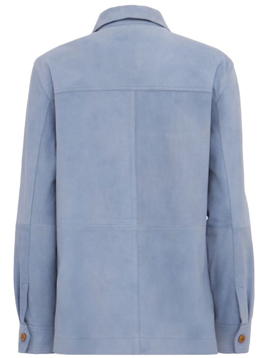 LUISA SPAGNOLI: Varenne suede jacket