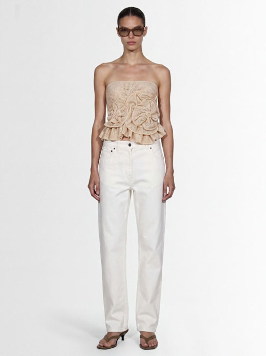 LUISA SPAGNOLI - Celzio strapless top