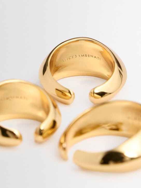 ALICE SAMBENATI: Mirame set of 3 mono ear cuffs