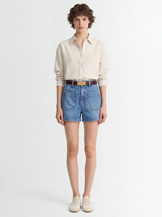 SEAFARER - Janet denim shorts