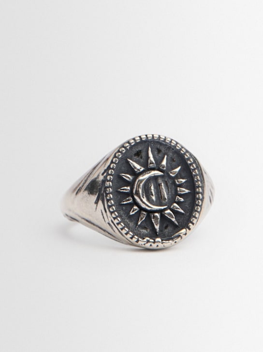 TWOJEYS: Midnight silver ring