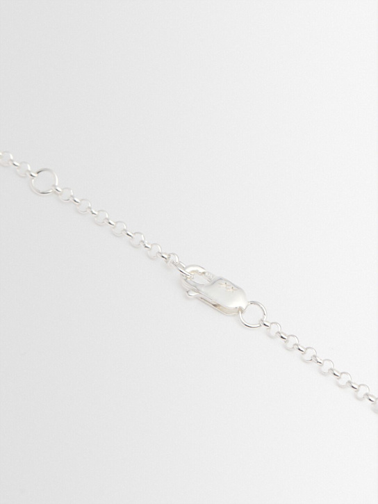 TWOJEYS: Multi cross silver necklace
