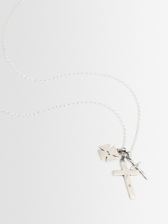 TWOJEYS - Multi cross silver necklace