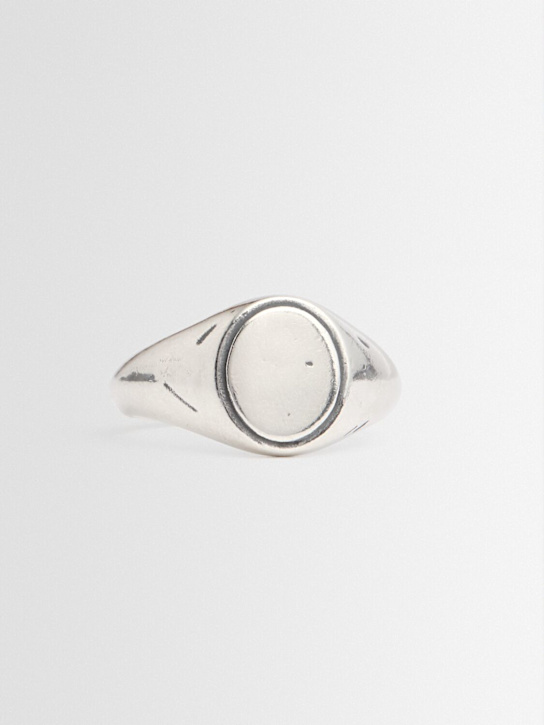 TWOJEYS - Elliptical silver ring