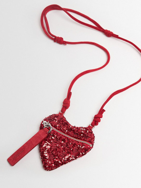 FIORUCCI - Sequined heart mini bag