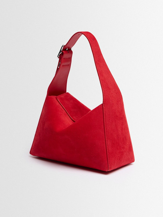 TIME - XS Luma suede shoulder bag