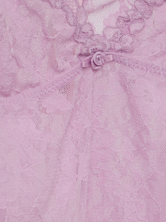 SKIMS: Stretch lace camisole & shorts set
