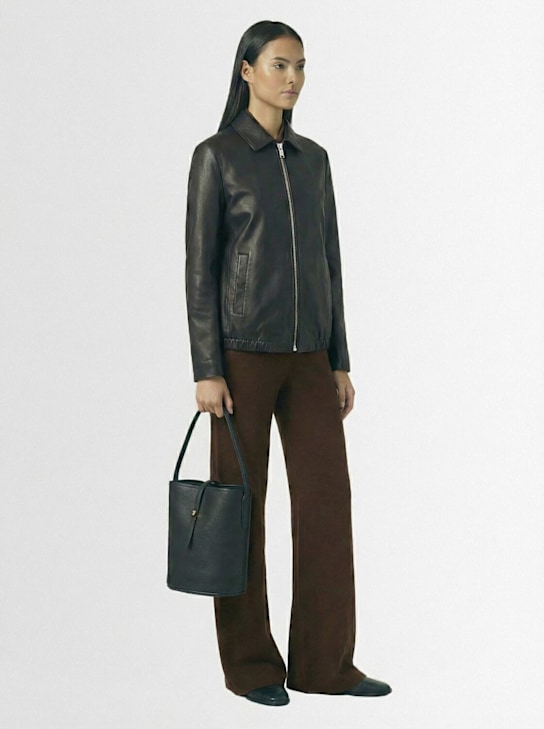 BY MALENE BIRGER: Maryllon grain leather tote bag