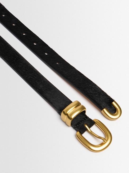 BY MALENE BIRGER: Zoilo ponyhair belt