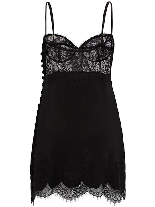 THE MANNEI - Lace mini dress