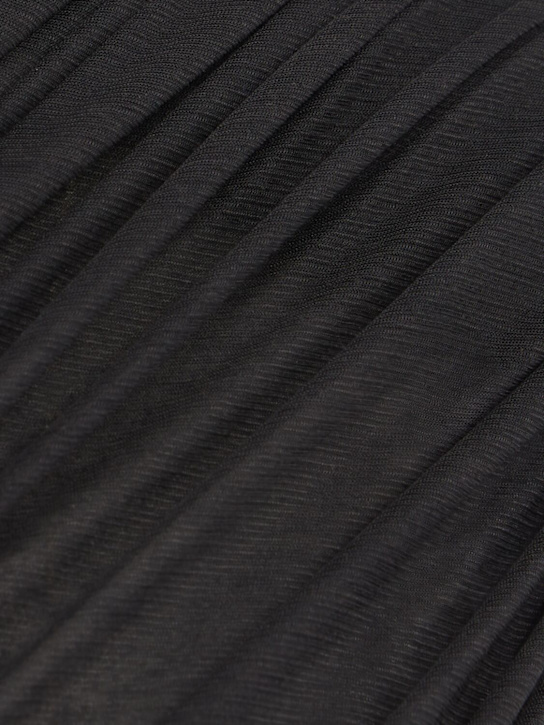 THE MANNEI: Cutout ruched mini dress