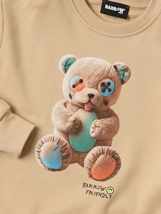 Barrow - Printed cotton sweatshirt