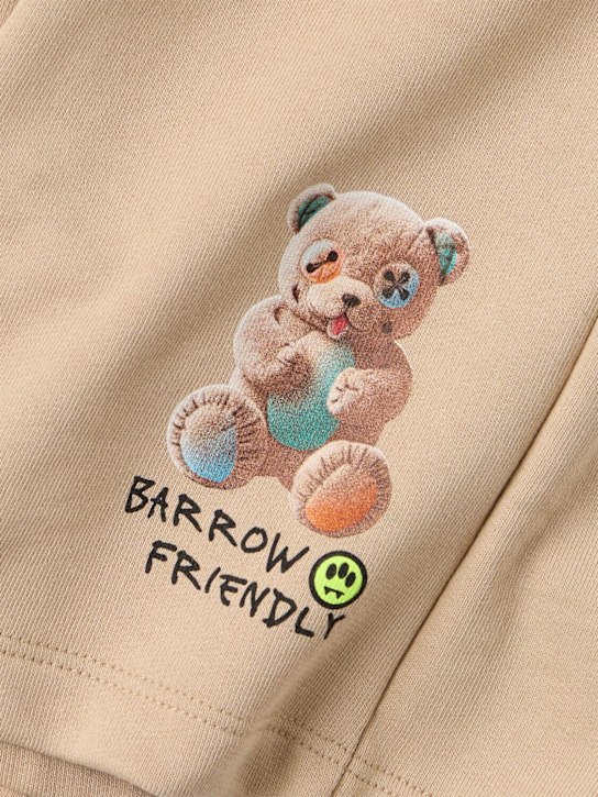 Barrow - Printed cotton sweat shorts