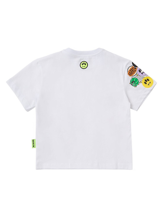 Barrow: Printed cotton jersey t-shirt