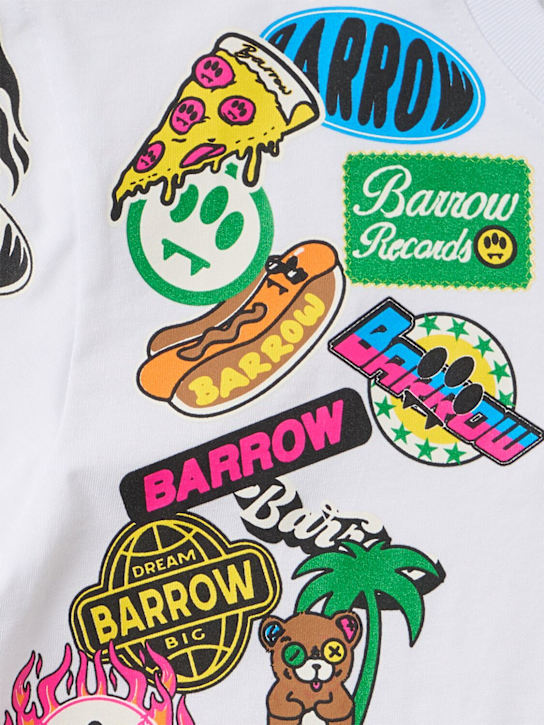 Barrow - Printed cotton jersey t-shirt