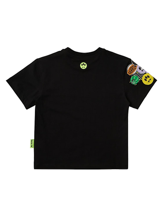 Barrow: Printed cotton jersey t-shirt