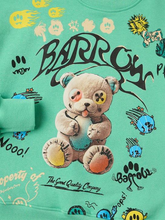 Barrow: Printed cotton sweatshirt