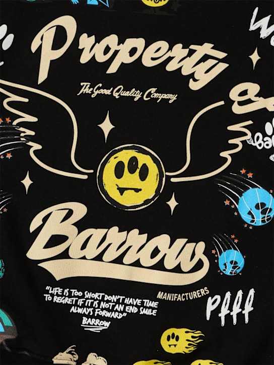 Barrow - Printed cotton sweatshirt