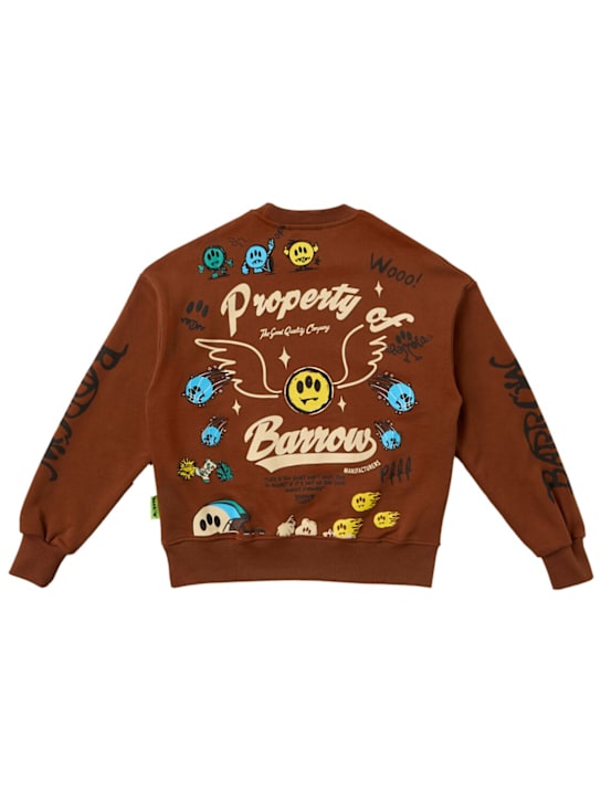 Barrow: Printed cotton sweatshirt