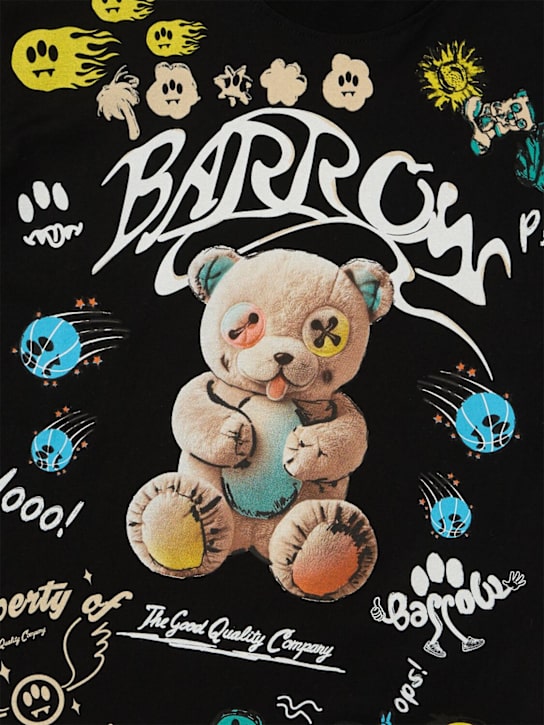 Barrow - Printed cotton jersey t-shirt