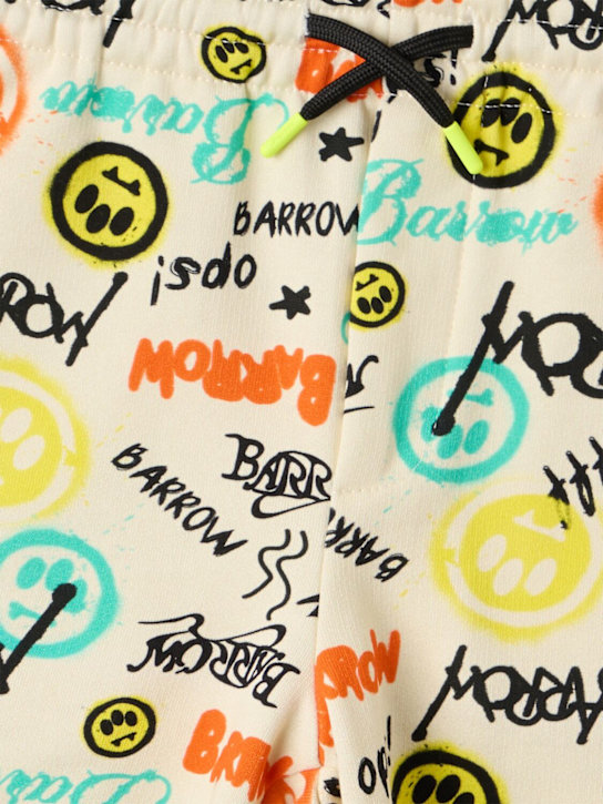 Barrow - Printed cotton sweat shorts
