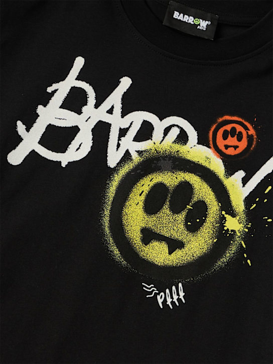 Barrow: Printed cotton jersey t-shirt