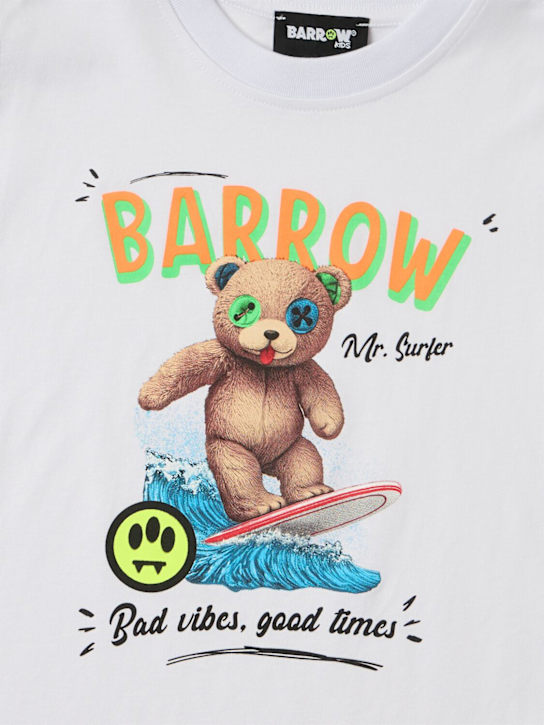 Barrow - Printed cotton jersey t-shirt