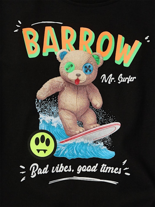 Barrow - Printed cotton jersey t-shirt